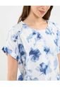 Blusa Para Mujer Manga Corta Color Azul Marca Patprimo #30123498 de Patprimo