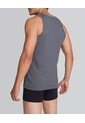 Camiseta Interior  Acanalada X1 Para Hombre Gris Patprimo de Patprimo