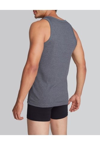 Camiseta Interior  Acanalada X1 Para Hombre Gris Patprimo Patprimo