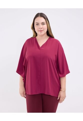 Blusa Para Mujer Manga Larga Color Vino Marca Patprimo #14121394 Patprimo