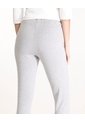 Leggings Preteñido Con Bolsillos Ribete En Frente, Simulacion Jota, Lineas Gris  Para Mujer Gris Patprimo de Patprimo