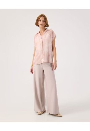 Camisa Para Mujer Manga Corta Color Rosa Marca Patprimo #30010752