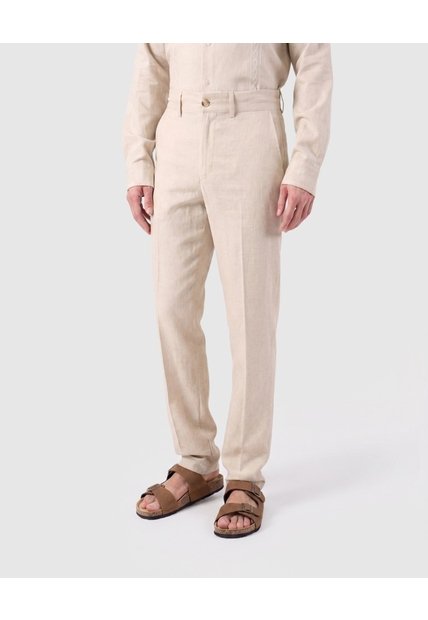Pantalón Largo Casual Para Hombre  Para Hombre Beige Patprimo