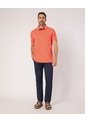 Polo Con Microestampado   Para Hombre Naranja Patprimo de Patprimo