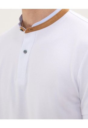 Polo Para Hombre Cuello Mao Sin Bolsillo Color Azul Claro Marca Patprimo #44112659