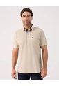 Polo Unicolor Con Bolsillo   Para Hombre Beige Patprimo de Patprimo