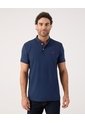 Polo Unicolor Con Bordado  Para Hombre Azul Patprimo de Patprimo