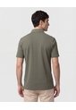 Polo Unicolor, Cuello Duro Con Bolsillo Y Silueta Regular Fit  Para Hombre Verde Patprimo de Patprimo