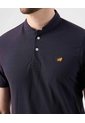 Polo Cuello Mao  Para Hombre Azul Patprimo de Patprimo