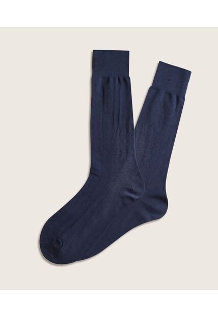 Medias Para Hombre Media Caña Color Azul  Marca Patprimo #44980141