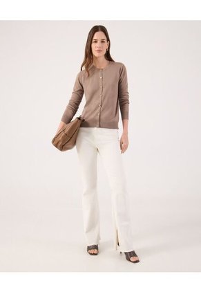 Saco Para Mujer Cardigan Color Café Marca Patprimo #30330657