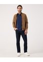 Polo Unicolor Con Bordado  Para Hombre Azul Patprimo de Patprimo