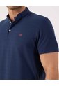 Polo Unicolor Con Bordado  Para Hombre Azul Patprimo de Patprimo