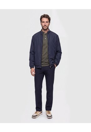 Polo Unicolor Con Bordado Para Hombre Verde Patprimo