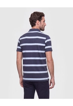Polo Cuello Duro Para Hombre Azul Patprimo