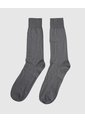 Medias Nylon Unicolor X1 Para Hombre Gris Patprimo de Patprimo