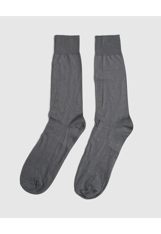 Medias Nylon Unicolor X1 Para Hombre Gris Patprimo Patprimo