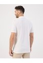 Polo Unicolor Con Bolsillo   Para Hombre Blanco Patprimo de Patprimo