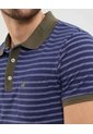 Polo A Rayas Para Hombre  Para Hombre Azul Patprimo de Patprimo