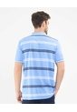Polo Tejida Con Franjas  Para Hombre Azul Patprimo de Patprimo