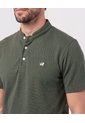 Polo Unicolor Con Bordado  Para Hombre Verde Patprimo de Patprimo