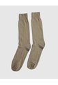 Medias Nylon Unicolor X1 Para Hombre Beige Patprimo de Patprimo