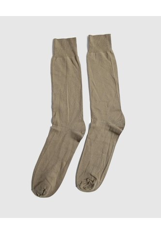 Medias Nylon Unicolor X1 Para Hombre Beige Patprimo Patprimo