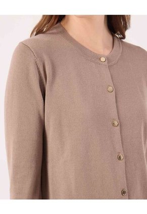 Saco Para Mujer Cardigan Color Café Marca Patprimo #30330657