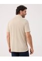 Polo Unicolor Con Bolsillo   Para Hombre Beige Patprimo de Patprimo
