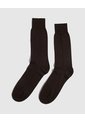 Medias Nylon Unicolor X1 Para Hombre Café Patprimo de Patprimo