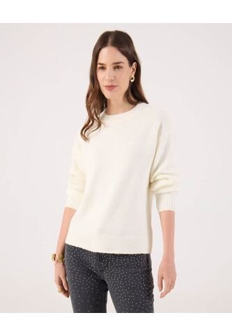 Saco Para Mujer Cuello Redondo Color Crema Marca Patprimo #30330652 Patprimo