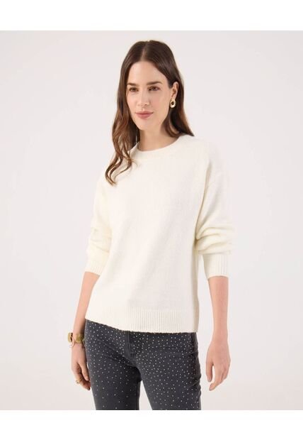 Saco Para Mujer Cuello Redondo Color Crema Marca Patprimo #30330652