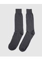 Medias Nylon Rayas Diagonal X1 Para Hombre Gris Patprimo de Patprimo
