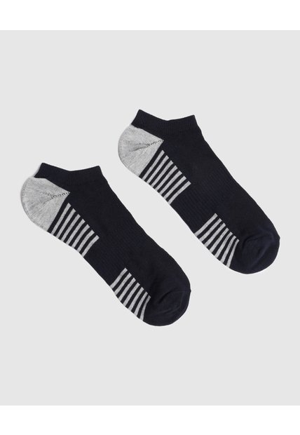 Medias Deportiva Invisible  Para Hombre Azul Patprimo