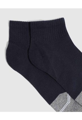 Medias Cortas X1 Para Hombre Azul Patprimo