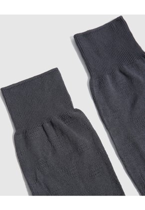 Medias Nylon Rayas Diagonal X1 Para Hombre Gris Patprimo