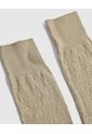 Medias Negras Lisas X1 Para Hombre Beige Patprimo de Patprimo
