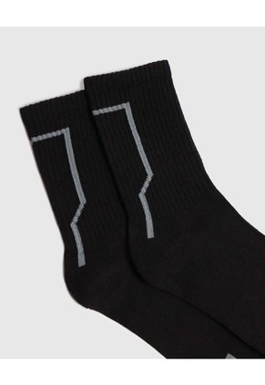 Medias Deportiva X1 Para Hombre Negro Patprimo