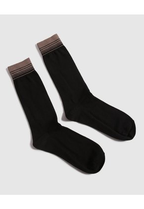 Medias Caña Larga Deportivo X1 Para Hombre Negro Patprimo