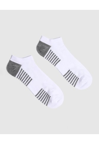 Medias Deportiva Invisible  Para Hombre Blanco Patprimo Patprimo