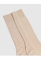 Medias Nylon Con Diseño X1 Para Hombre Beige Patprimo de Patprimo