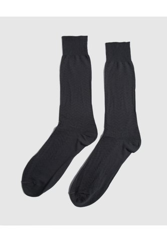 Medias Caña Media Unicolor X1 Para Hombre Gris Patprimo Patprimo