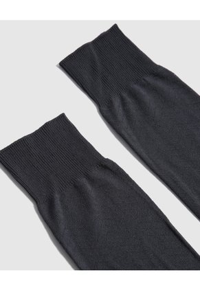 Medias Caña Media Unicolor X1 Para Hombre Gris Patprimo
