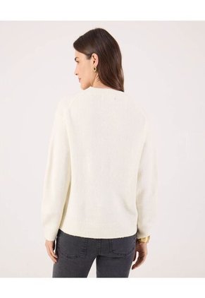 Saco Para Mujer Cuello Redondo Color Crema Marca Patprimo #30330652