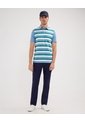 Polo Preteñida, Cuello Maquina Con Bolsillo  Para Hombre Azul Patprimo de Patprimo