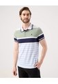 Polo Preteñida, Cuello Y Puños Tejidos, Silueta Slim Fit Blanco  Para Hombre Blanco Patprimo de Patprimo
