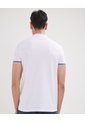 Polo Cuello Mao Unicolor Con Bolsillo Ribete  Para Hombre Blanco Patprimo de Patprimo