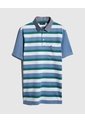 Polo Preteñida, Cuello Maquina Con Bolsillo  Para Hombre Azul Patprimo de Patprimo