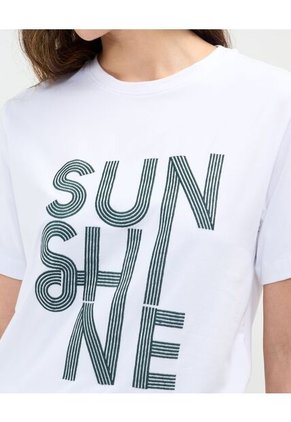 Camiseta Para Mujer Manga Corta Cuello Redondo Color Blanco Marca Patprimo #30093644