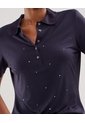 Polo Cuello Tejido Unicolor Con Screen En Frente  Para Mujer Negro Patprimo de Patprimo